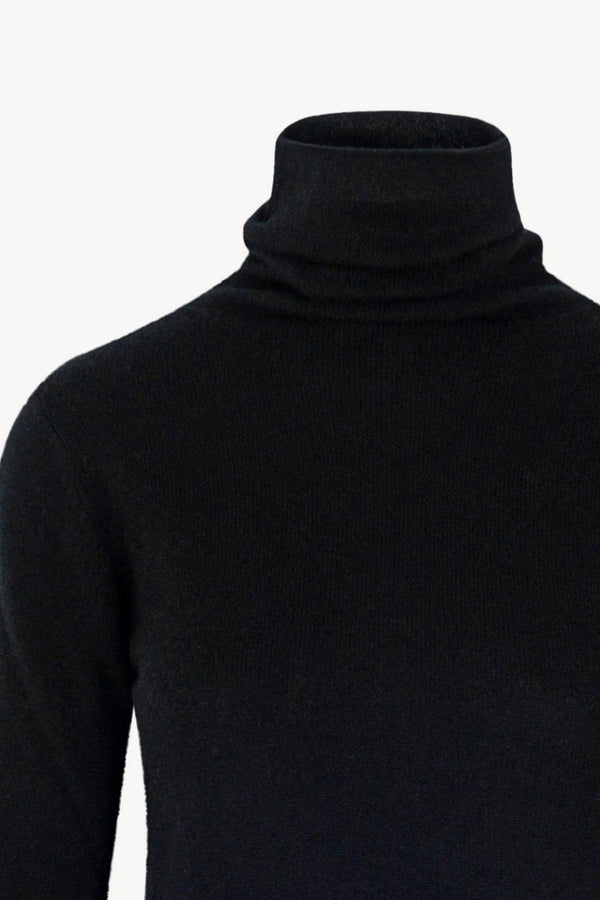 Dolcevita Velo in Puro Cashmere Nero