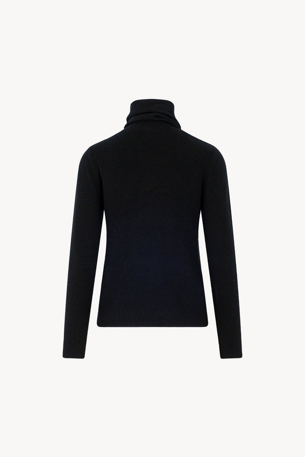 Dolcevita Velo in Puro Cashmere Nero