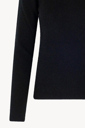 Dolcevita Velo in Puro Cashmere Nero