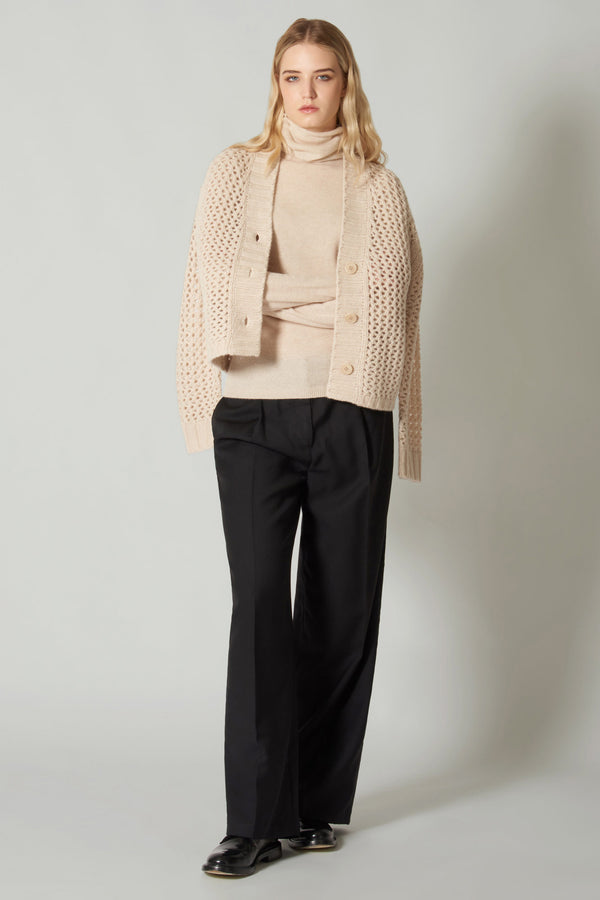 Dolcevita Velo in Puro Cashmere Acero