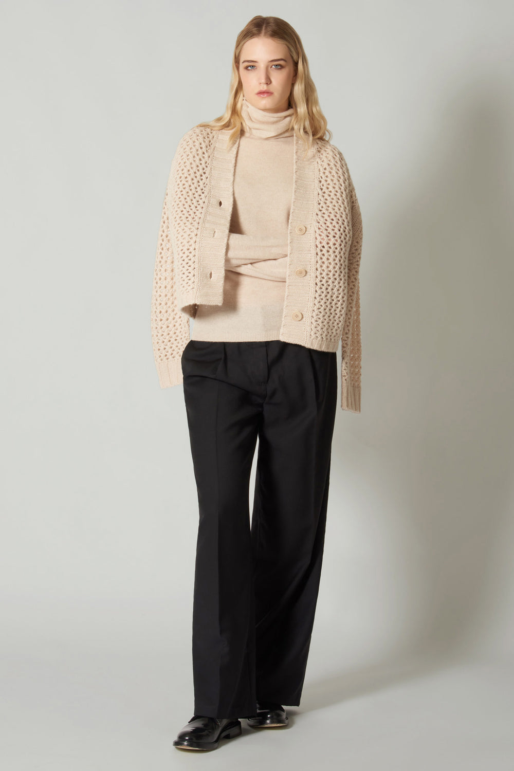 Dolcevita Velo in Puro Cashmere Avena