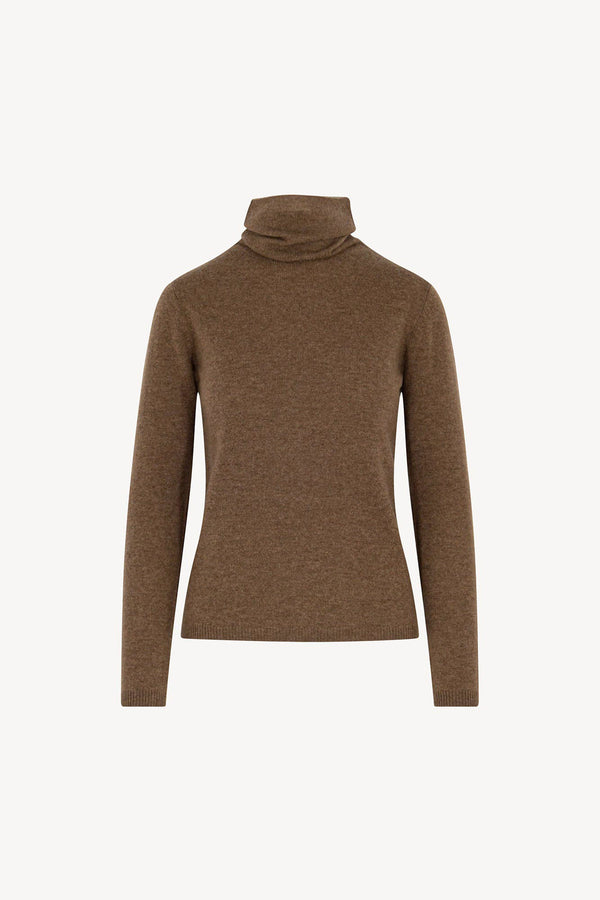 Dolcevita Velo in Puro Cashmere Corteccia