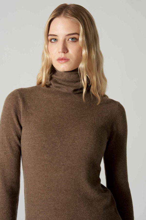 Dolcevita Velo in Puro Cashmere Corteccia