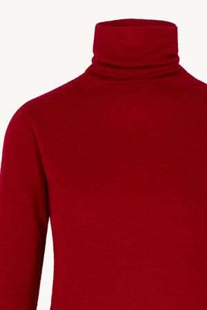 Dolcevita Velo in Puro Cashmere Rubino
