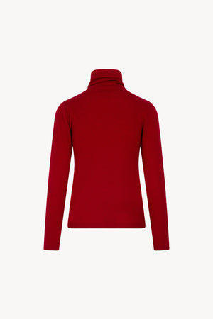 Dolcevita Velo in Puro Cashmere Rubino