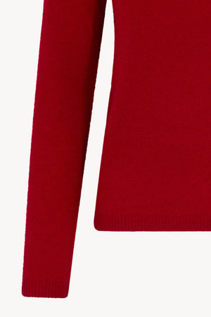 Dolcevita Velo in Puro Cashmere Rubino