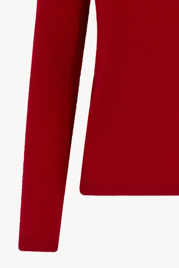 Dolcevita Velo in Puro Cashmere Rubino