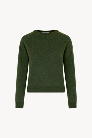 Girocollo Manica Raglan in Puro Cashmere Loden