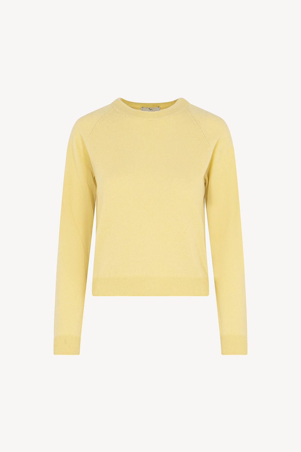 Girocollo Manica Raglan in Puro Cashmere Vanilla