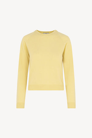 Girocollo Manica Raglan in Puro Cashmere Vanilla