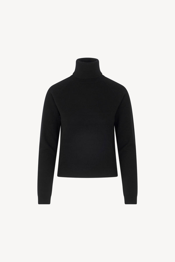 Dolcevita Manica Raglan in Puro Cashmere Nero