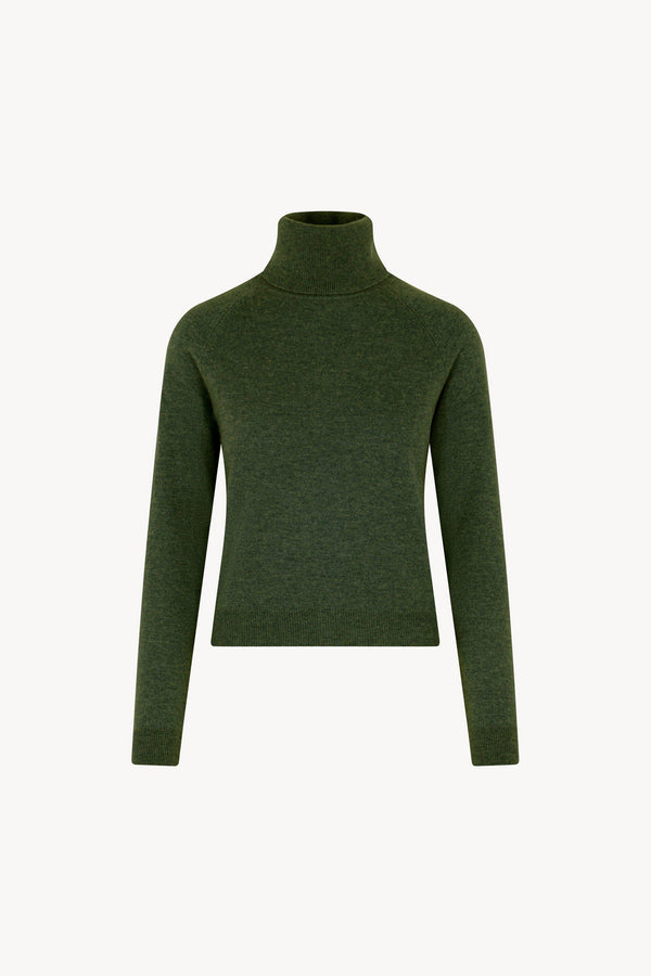 Dolcevita Manica Raglan in Puro Cashmere Loden