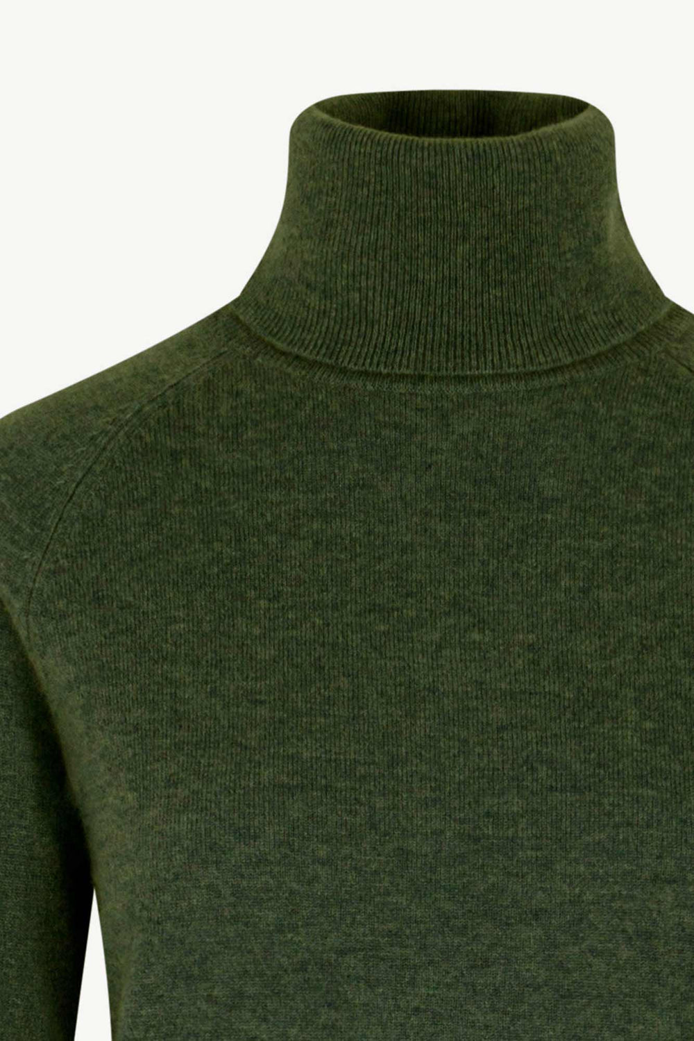 Dolcevita Manica Raglan in Puro Cashmere Loden