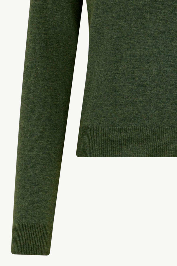 Dolcevita Manica Raglan in Puro Cashmere Loden