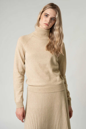 Dolcevita Manica Raglan in Puro Cashmere Loden