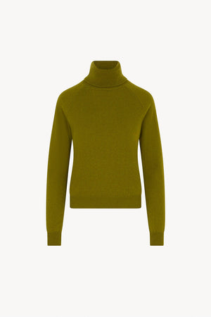 Dolcevita Manica Raglan in Puro Cashmere Oliva