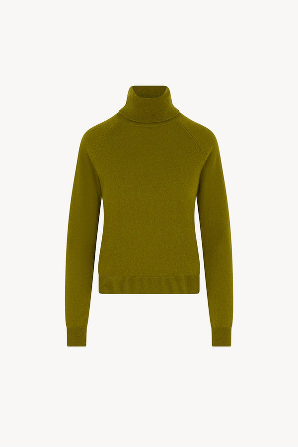 Dolcevita Manica Raglan in Puro Cashmere Oliva