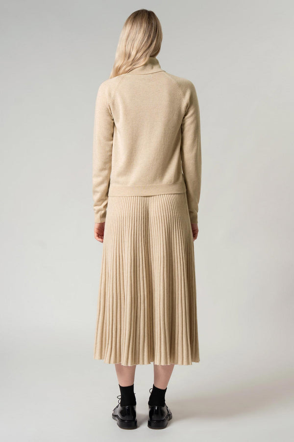 Dolcevita Manica Raglan in Puro Cashmere Avena