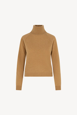 Dolcevita Manica Raglan in Puro Cashmere Cammello