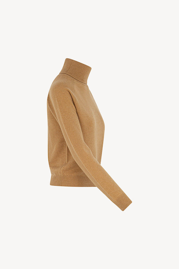 Dolcevita Manica Raglan in Puro Cashmere Cammello