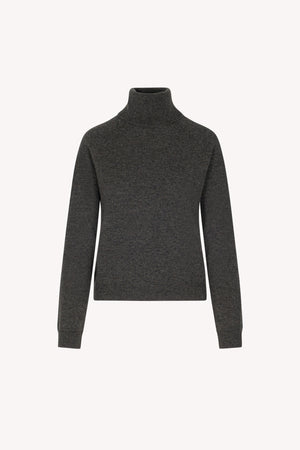 Dolcevita Manica Raglan in Puro Cashmere Antracite