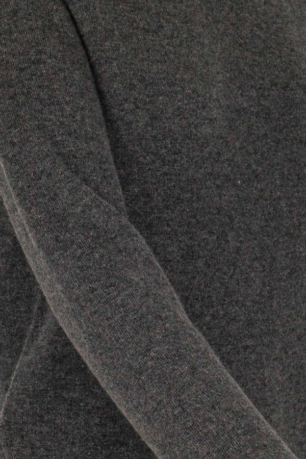 Dolcevita Manica Raglan in Puro Cashmere Antracite