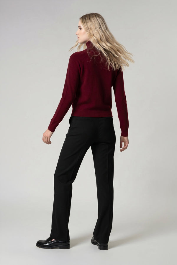 Dolcevita Manica Raglan in Puro Cashmere Melograno