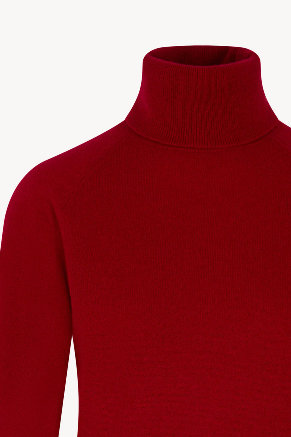 Dolcevita Manica Raglan in Puro Cashmere Rubino