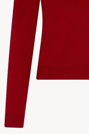 Dolcevita Manica Raglan in Puro Cashmere Rubino