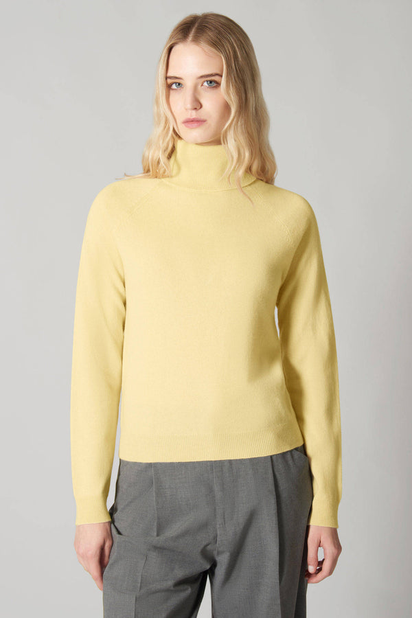 Dolcevita Manica Raglan in Puro Cashmere Vanilla