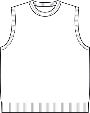 Girocollo senza maniche Puro Cashmere