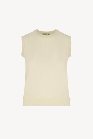 Girocollo senza maniche Puro Cashmere