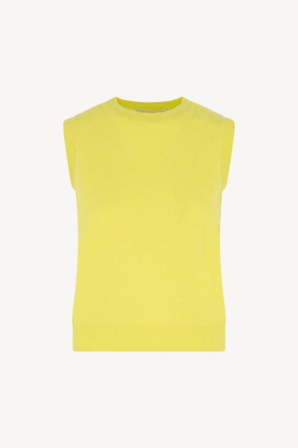 Girocollo senza maniche Puro Cashmere