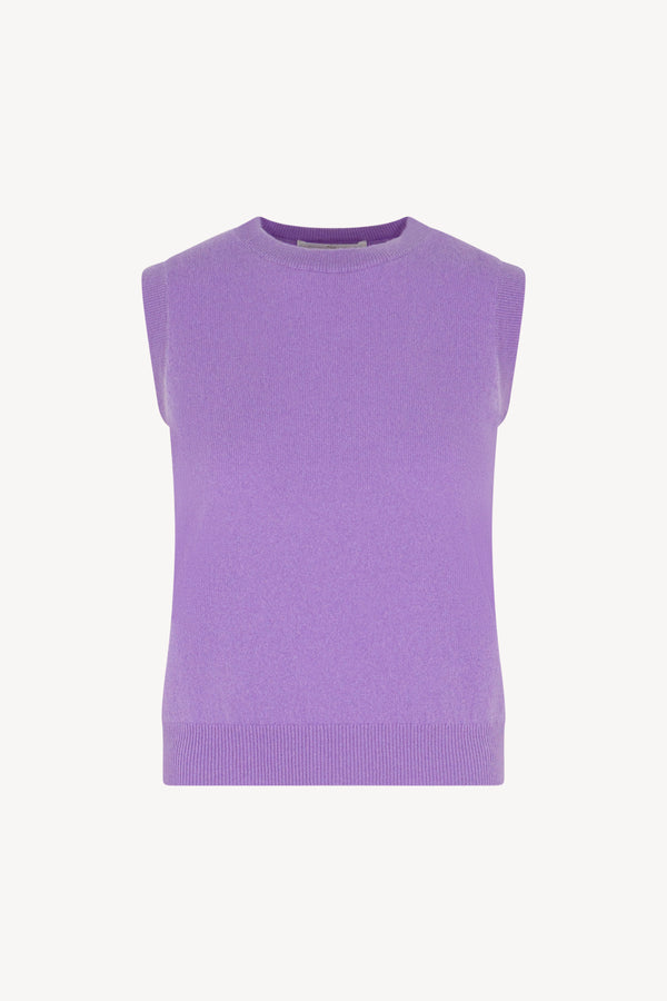 Girocollo senza maniche Puro Cashmere