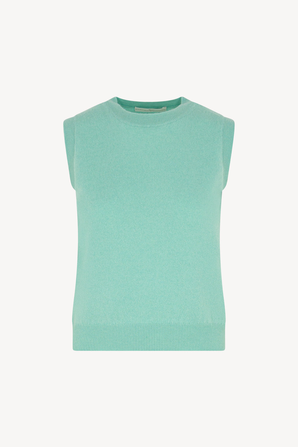 Girocollo senza maniche Puro Cashmere