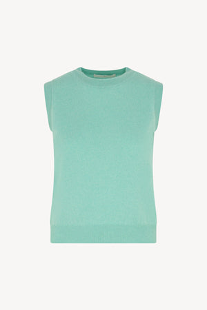 Girocollo senza maniche Puro Cashmere