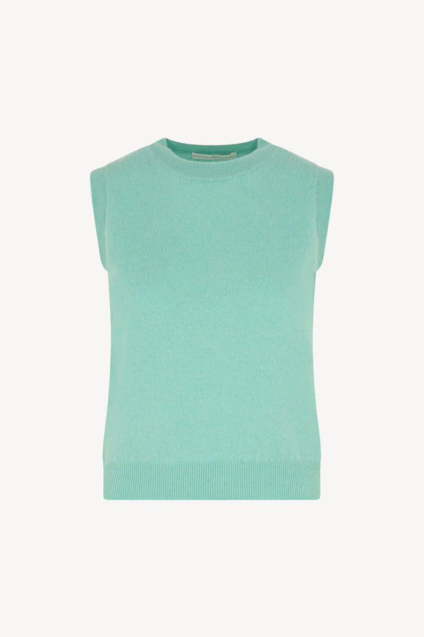 Girocollo senza maniche Puro Cashmere