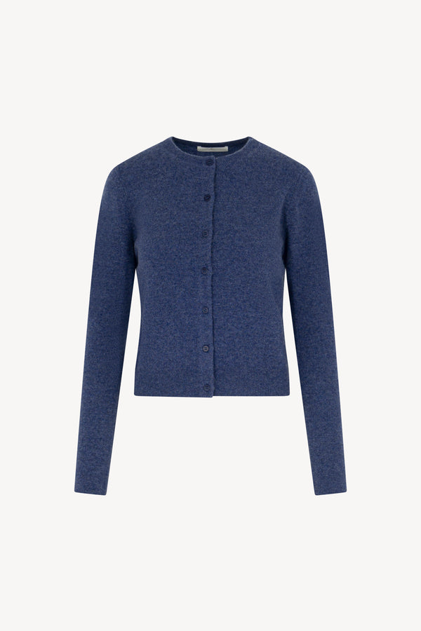 Cardigan Girocollo Puro Cashmere