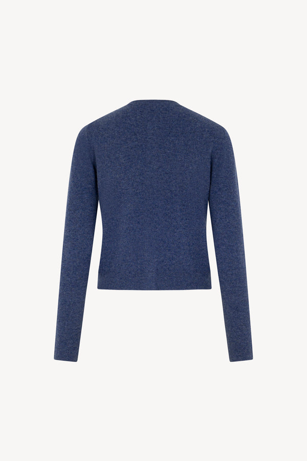 Cardigan Girocollo Puro Cashmere