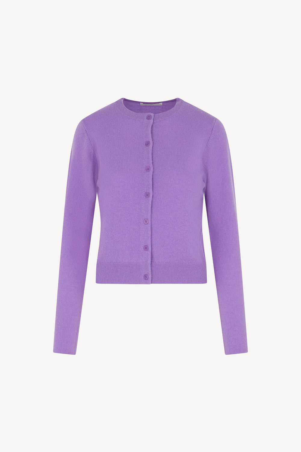 Cardigan Girocollo Puro Cashmere