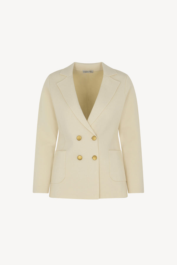 Blazer Doppio Petto Cotone - Cashmere