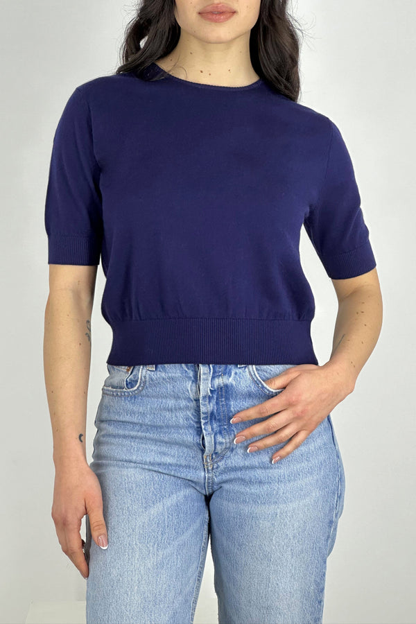 Girocollo Mezza Manica Cotone - Seta - Cashmere