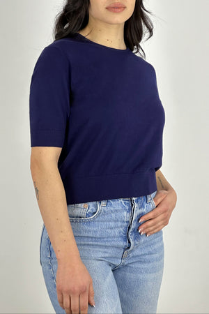 Girocollo Mezza Manica Cotone - Seta - Cashmere