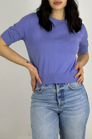 Girocollo Mezza Manica Cotone - Seta - Cashmere