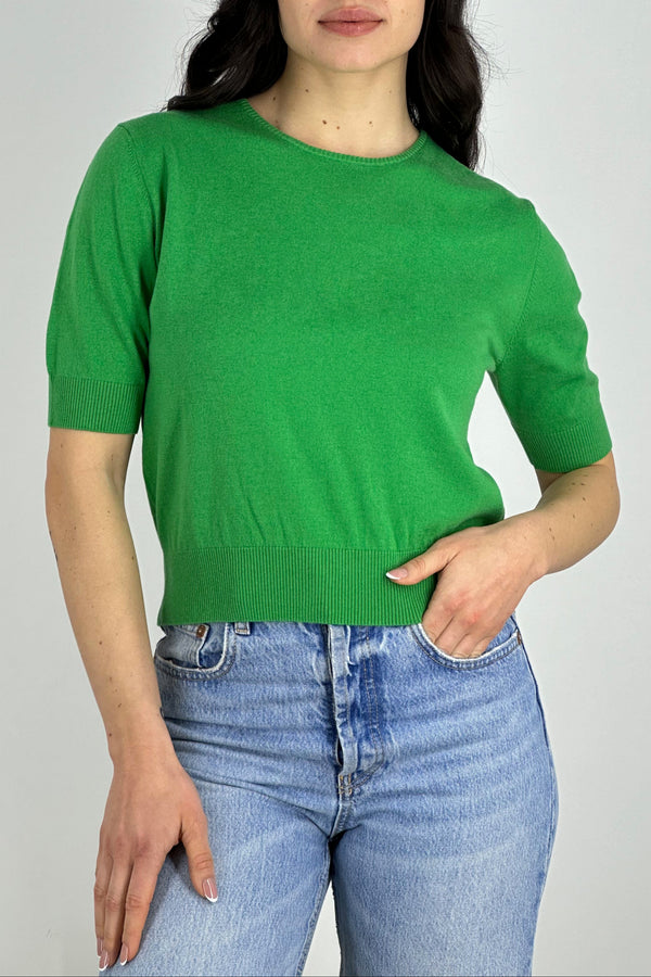 Girocollo Mezza Manica Cotone - Seta - Cashmere