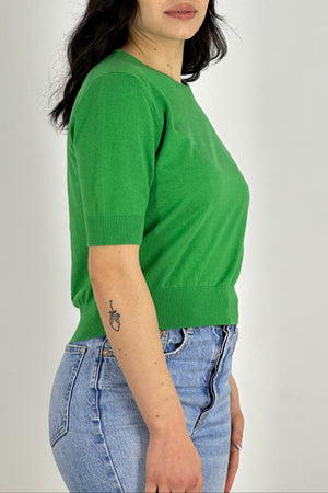 Girocollo Mezza Manica Cotone - Seta - Cashmere