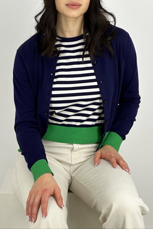 Golfino Bicolore Cotone - Seta - Cashmere