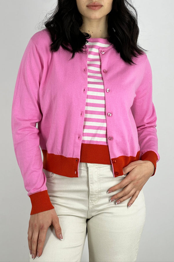 Golfino Bicolore Cotone - Seta - Cashmere