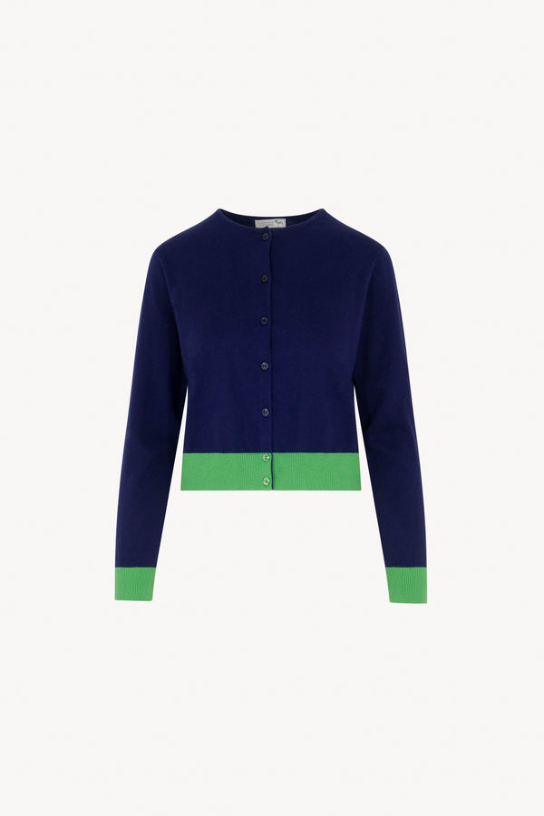 Golfino Bicolore Cotone - Seta - Cashmere