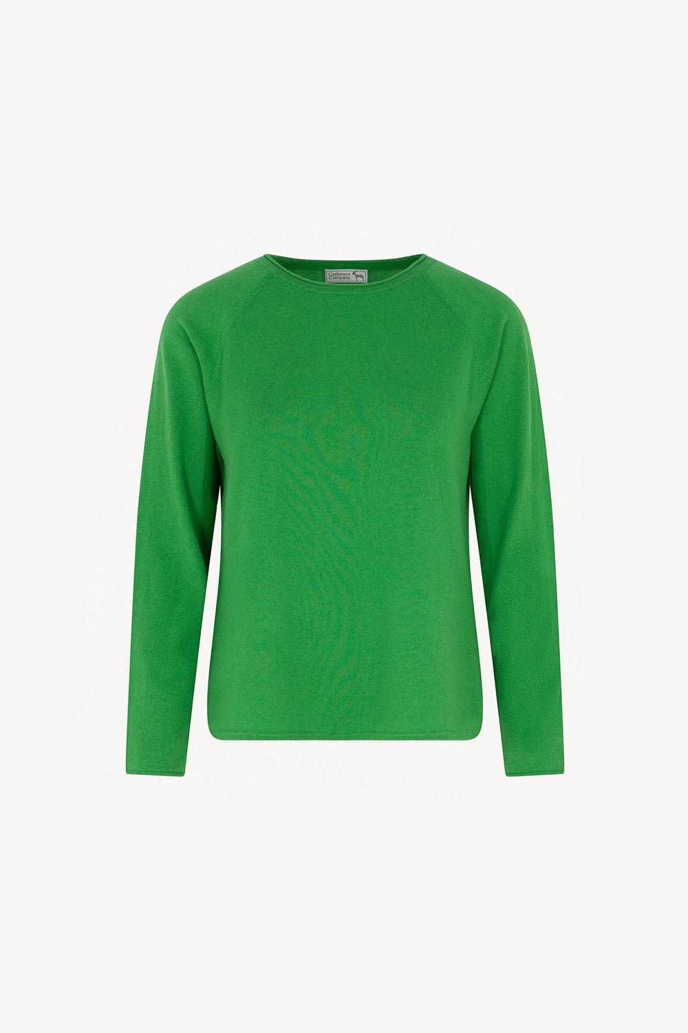Maglia Girocollo in Cotone Seta Cashmere Verde